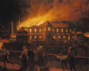 Brand in de kathedraal van Cambrai, 9 september 1859